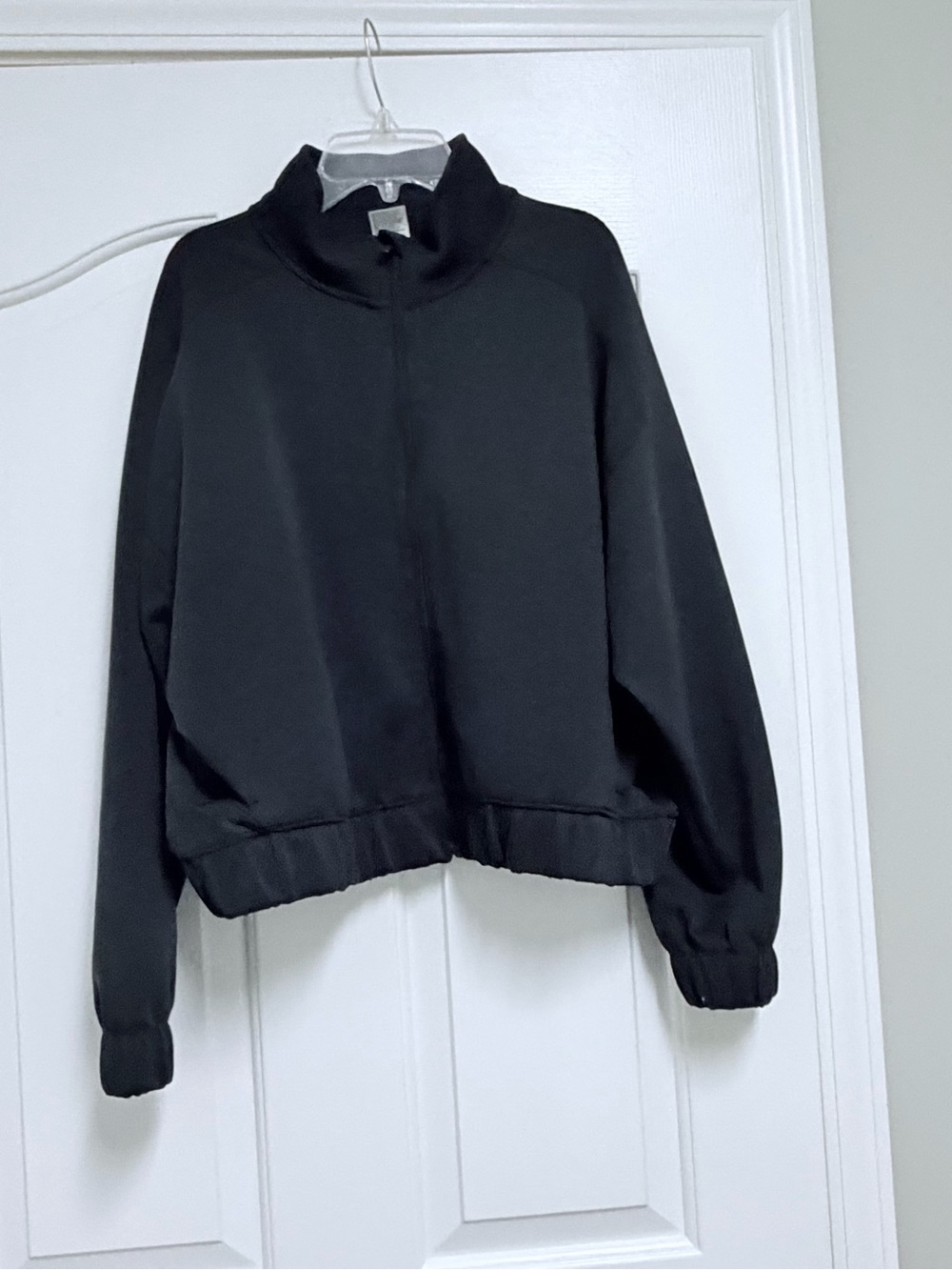all in motion Black Mock Neck Pullover Sweatshirt